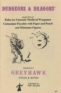 Dungeons and Dragons book cover featuring a character wielding a sword in the direction of a floating spherical character with a single eyeball int he centre