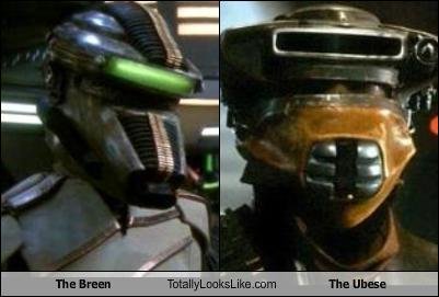 Breen costume compared to the Ubese Armor